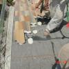 INSTALLATION OF CONCRETE ROLL FIELD TILES WITH FOAM 
